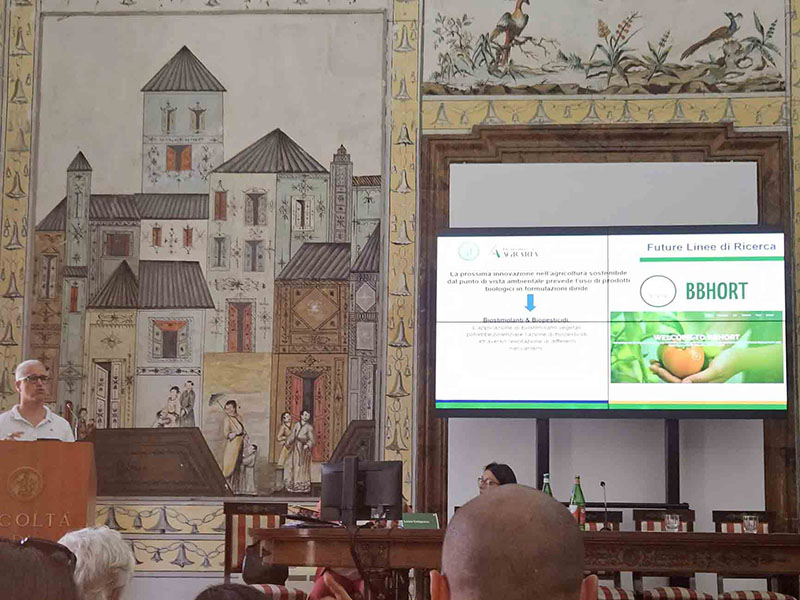 Flyer for the 'From research to harvest' conference.